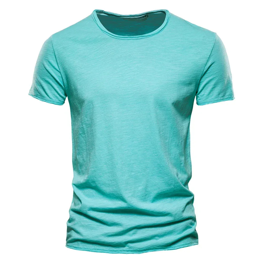 AIOPESON 100% Cotton Casual Soft Fitness T-Shirts - ShopHub