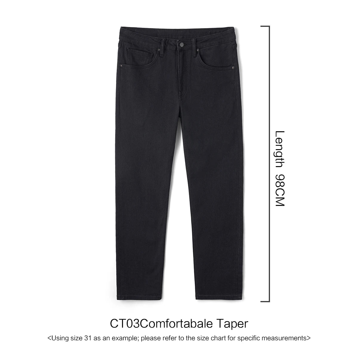 SIMWOOD 2026 Autumn 14oz Fabric Jeans Men Washed Vintage Black Denim Pants Retro Casual Trousers Male Clothing