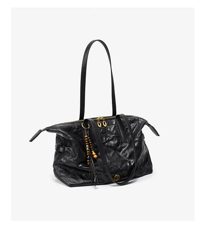 FOXER Luxury Genuine Leather Tote Bag
