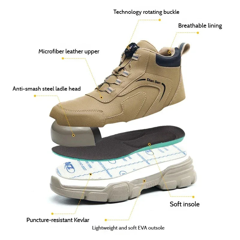 Indestructible Anti-Smash Work Boots - ShopHub