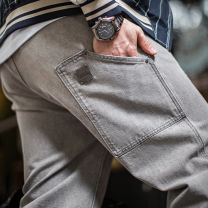 Maden Vintage Heavyweight Washed Gray Jeans
