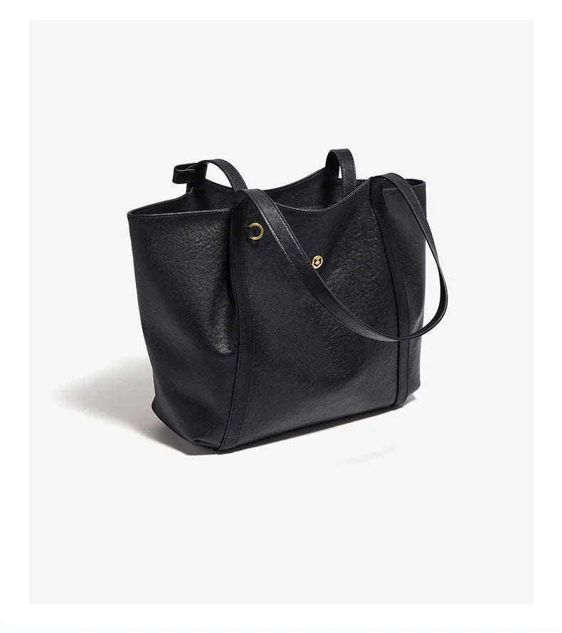 FOXER Women's Cow Leather Tote Shoulder Bag