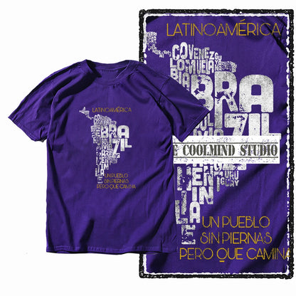 COOLMIND X0044 Latin Spirit Graphic Cotton Tee