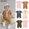 Kids Tales Little Everyday Ribbed Cotton-Blend Baby Romper
