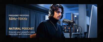 FIFINE Dynamic Podcast Microphone: Elevate Your Sound Quality for Streaming and Recording