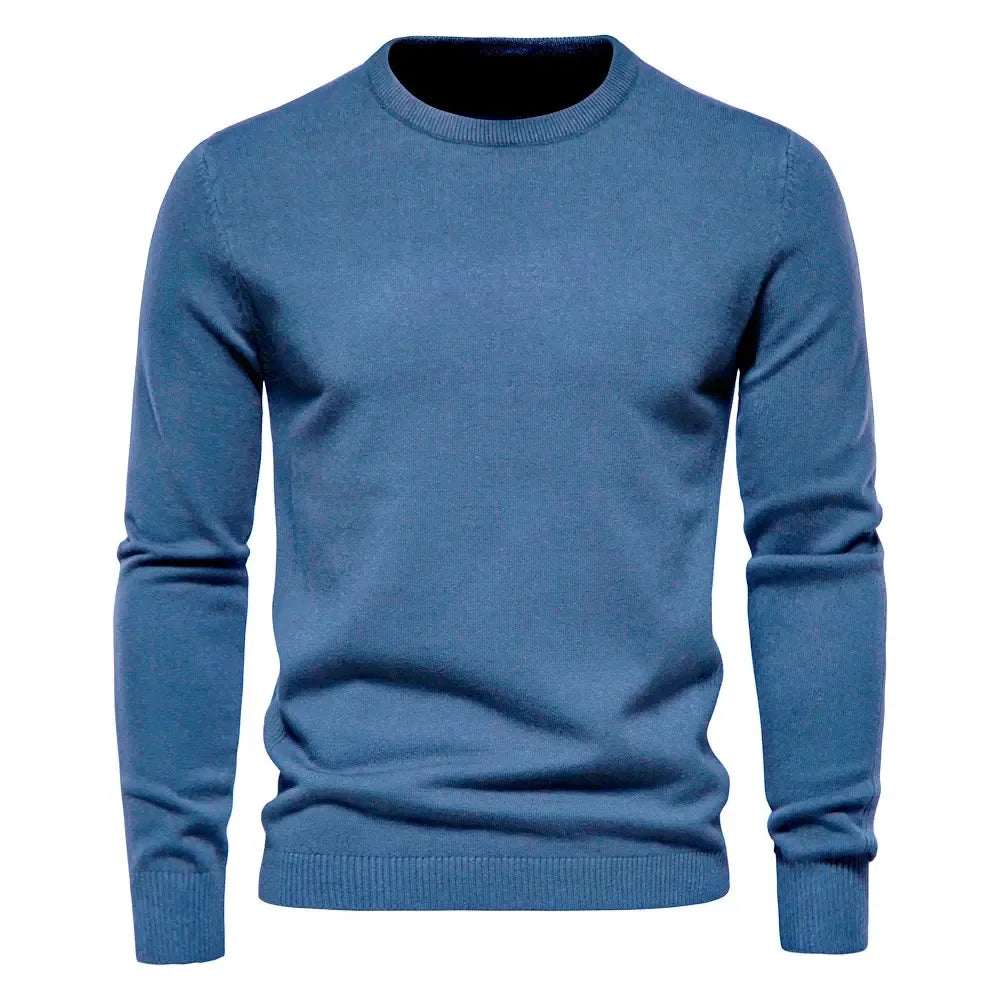 AIOPESON O-Neck Pullover Men's Sweaters - ShopHub
