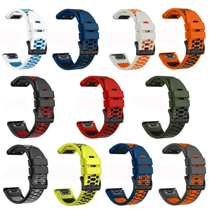 Silicone Watch Band for the Garmin Fenix 5 & 5 Plus (available in 12 colours) Habicare