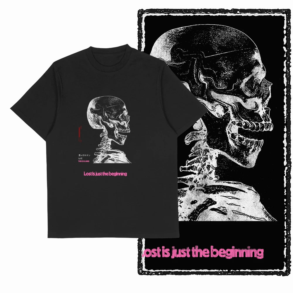 COOLMIND X0062 Dark Winged Truth Graphic Tee