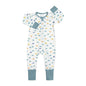 Kids Tales Storytime Cotton-Blend Double-Zip Baby Romper