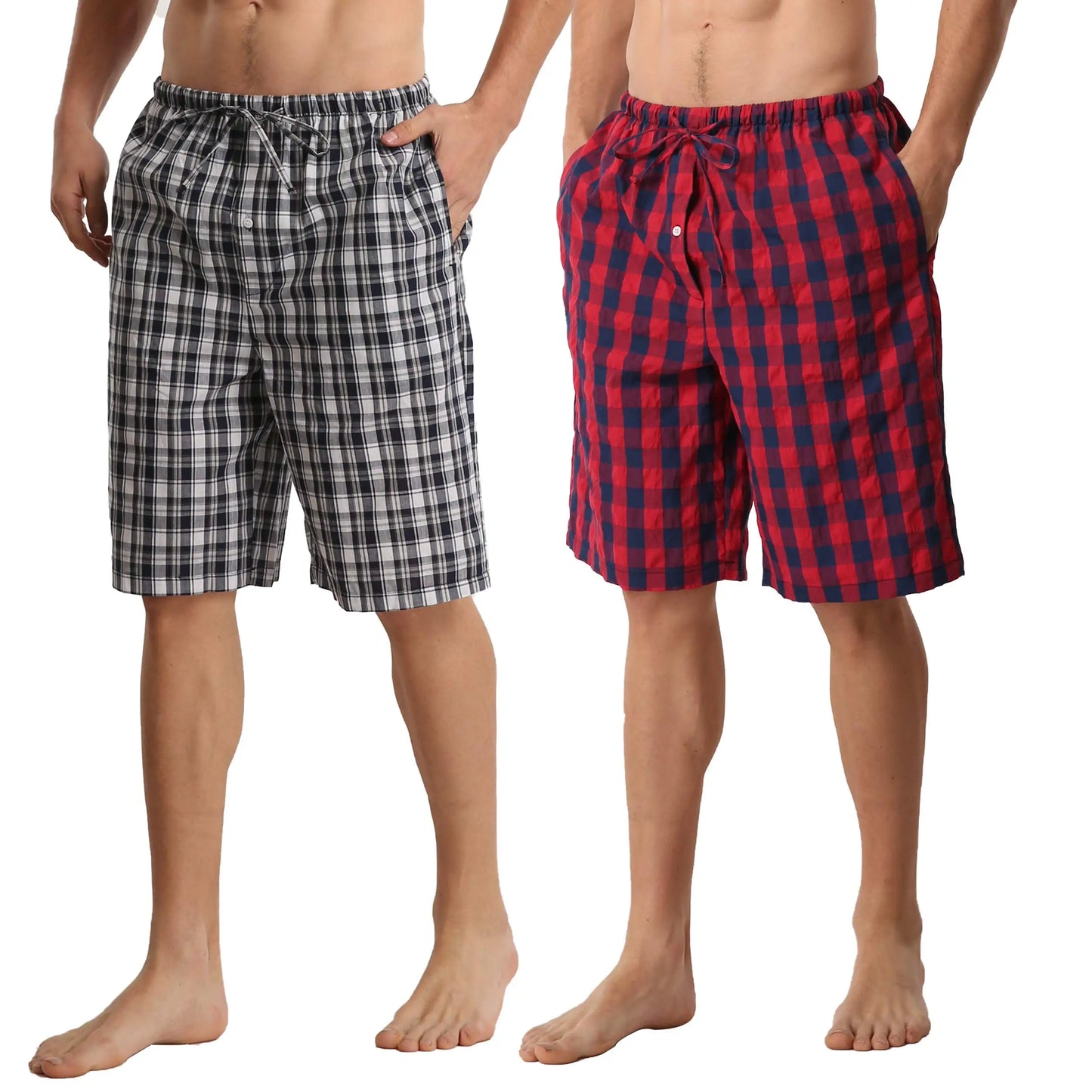Men's Cotton Summer Pajama Shorts - Comfort Meets Style
