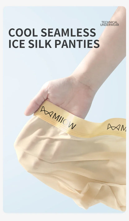 MiiOW Silky Ice Silk Men Boxers - 3Pcs