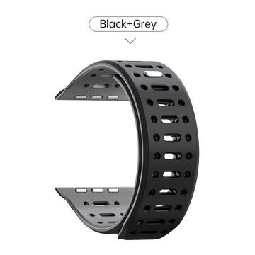 PZOZ Magnetic Silicone Apple Watch Strap with Buckle