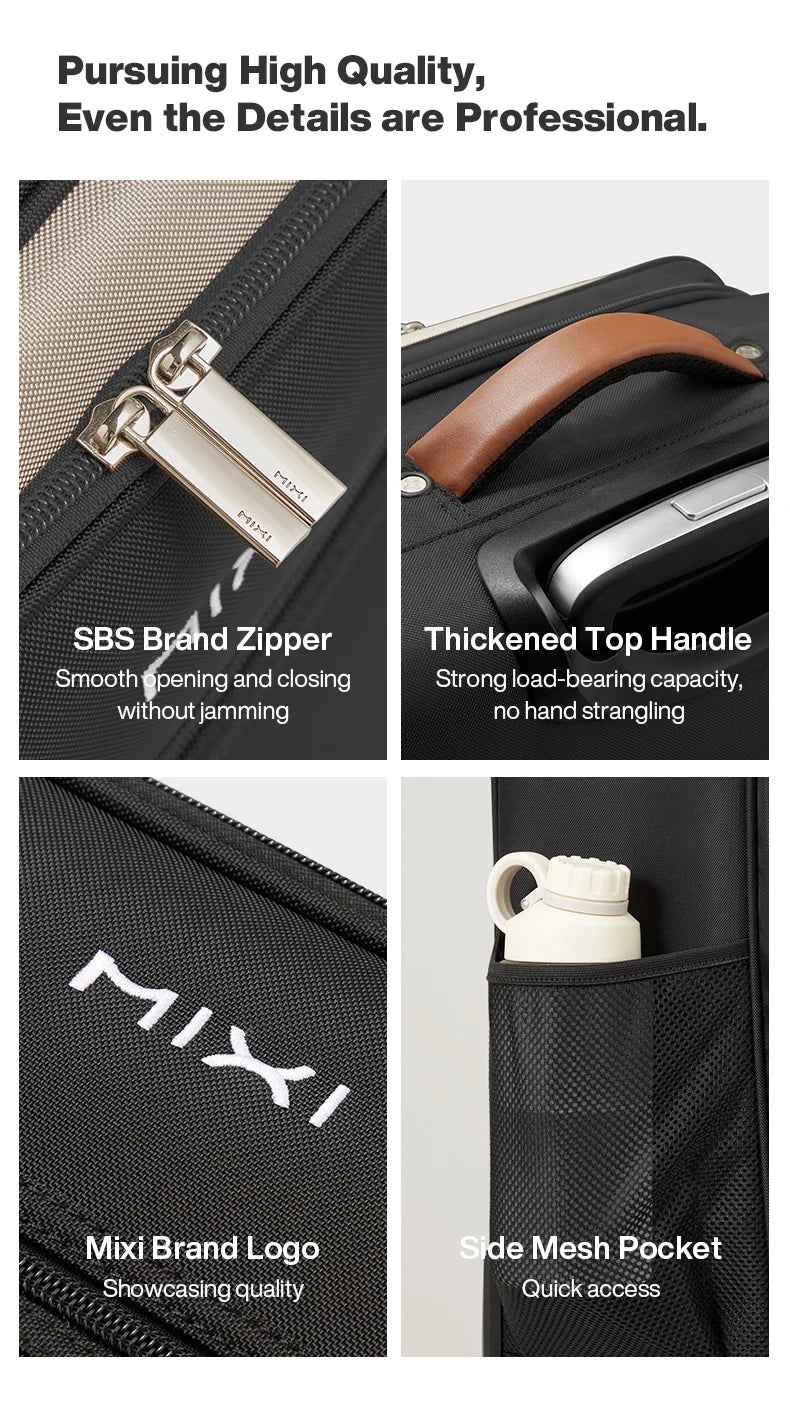 Mixi Compact 20-inch Carry-on Suitcase
