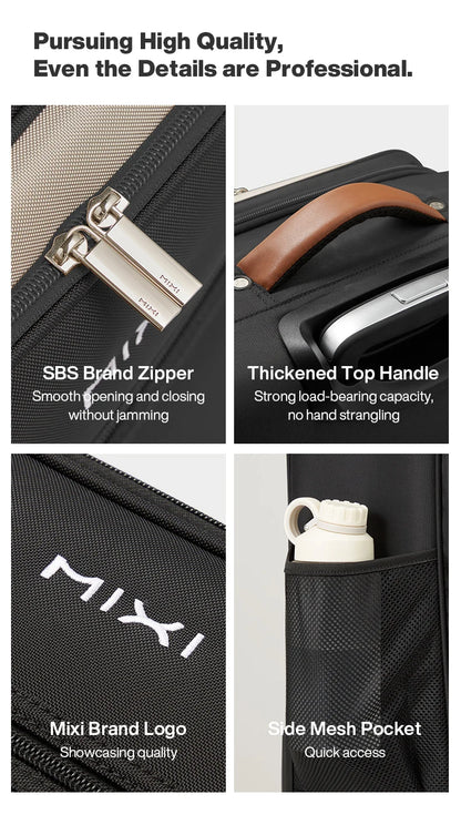 Mixi Compact 20-inch Carry-on Suitcase