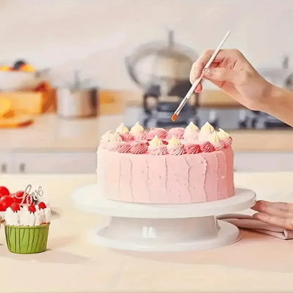 360° Rotating Cake Turntable for Smooth Cake Decorating, Ideal Baking Tool for Cupcakes and Pastries