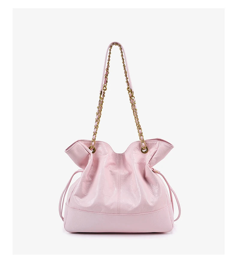 FOXER Luxury Genuine Leather Shoulder Bag