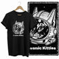 COOLMIND Black Cat Graphic Cotton T-Shirt | Women's Design Collection
