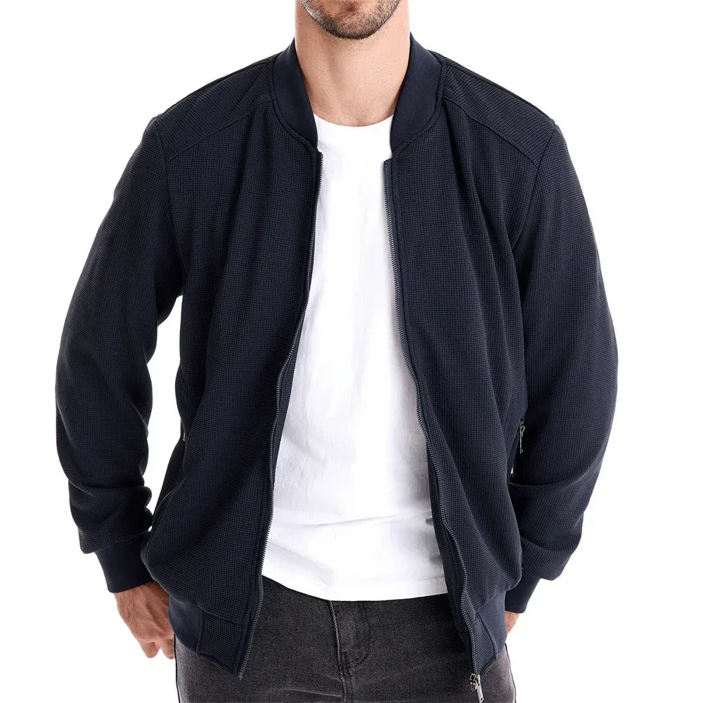 AIOPESON Men's Waffle Fleece Lined Bomber Jackets - ShopHub