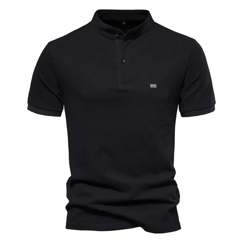 AIOPESON Men's Cotton Polos - ShopHub