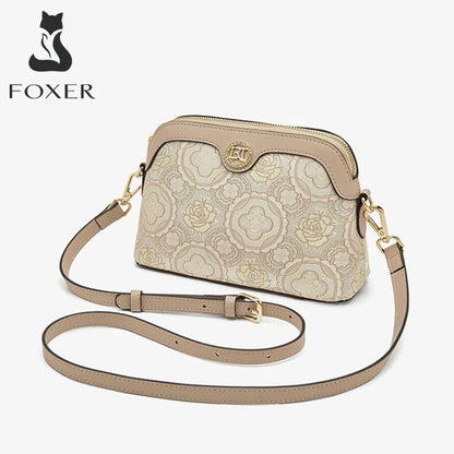 FOXER Chinese Style Embroidery Women Shoulder Underarm Bag