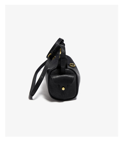 FOXER 2026 New Spring Women's Shoulder Bag Genuine Leather Cylinder Crossbody Bag Lightweight & Durable Bag for Travel & Daily