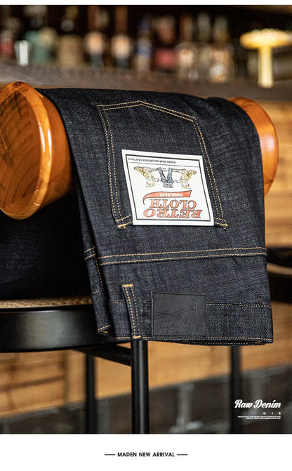 Maden Vintage 13.5oz Heavyweight Coloured Selvedge Raw Denim Jeans