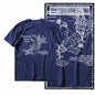 COOLMIND Z1149 Space Station Graphic Cotton Tee