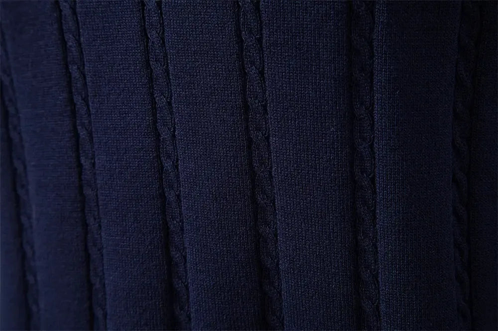 Aiopeson Men's Solid Colour V Neck Knitted Vests - ShopHub