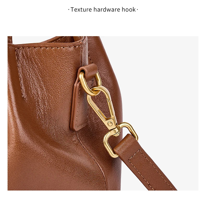 FOXER Genuine Leather Shoulder Bag