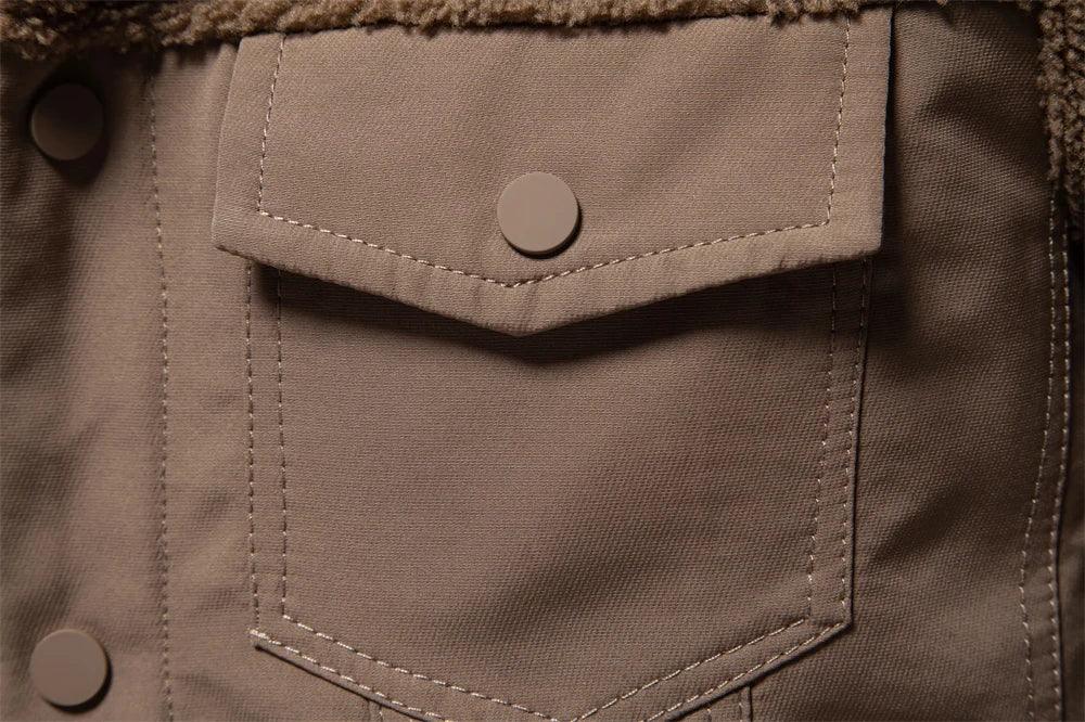 AIOPESON Men's Thick Sherpa Fleece Jackets - ShopHub