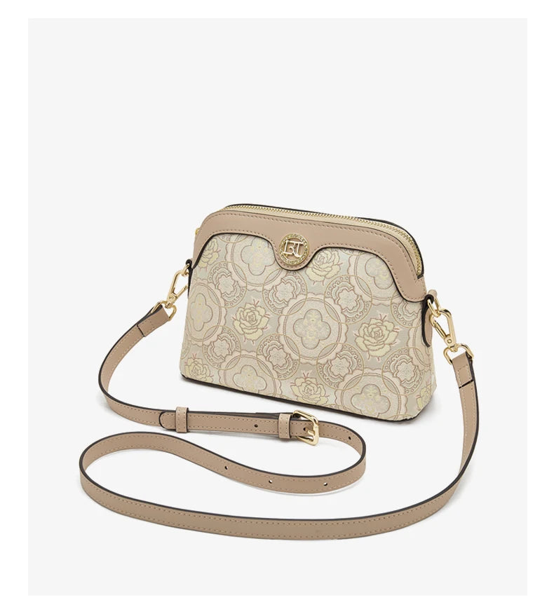 FOXER Chinese Style Embroidery Women Shoulder Underarm Bag