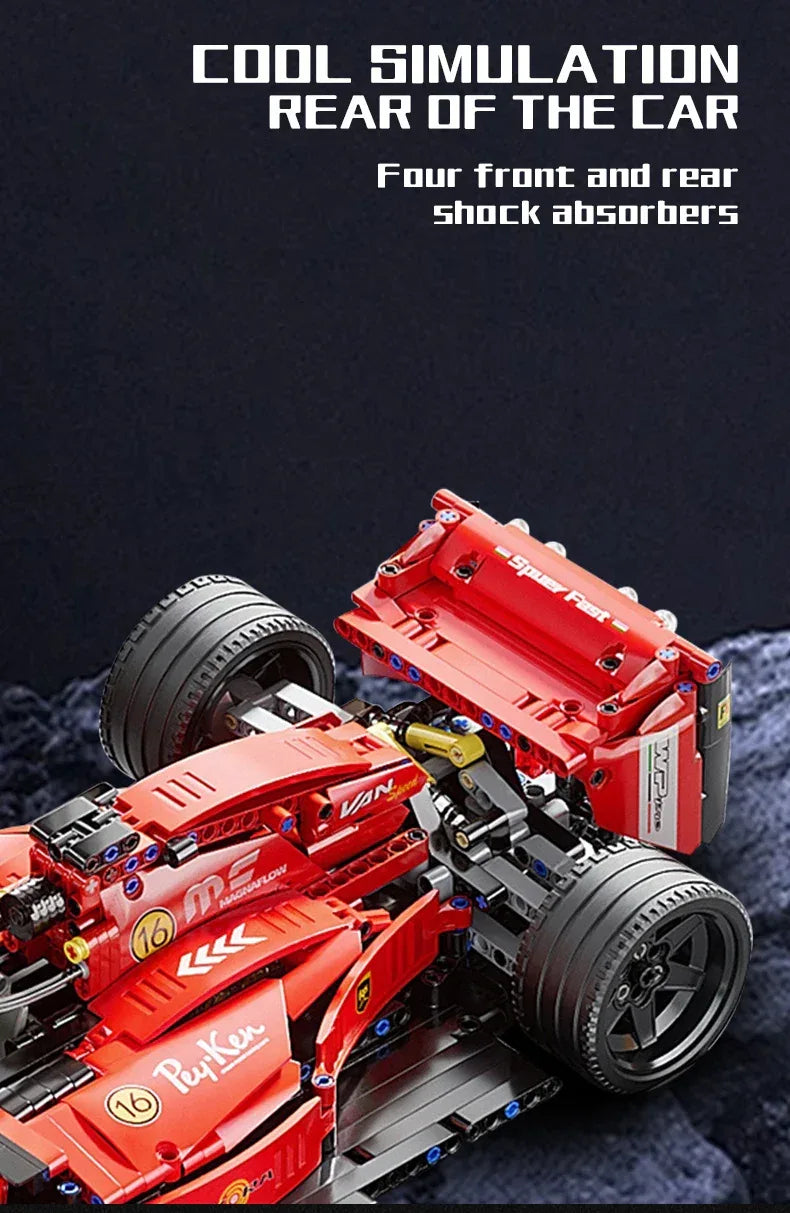 TOYLINX 1:10 MOC Formula Sports Car Building Blocks! - ShopHub