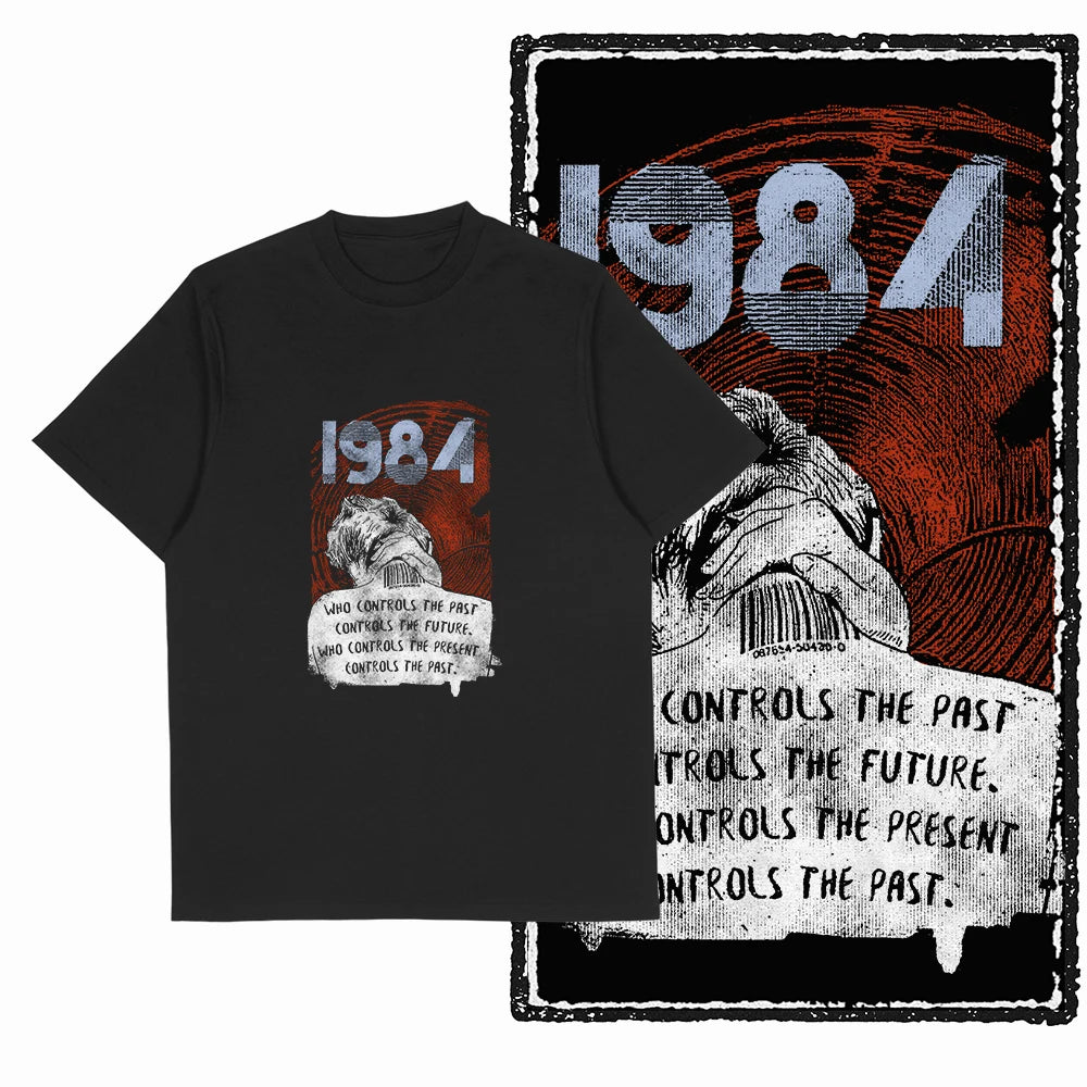 COOLMIND X0014 1984 Vintage Graphic Cotton Tee