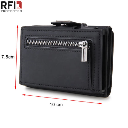 Rfid Carbon Fiber Card Holder Wallets
