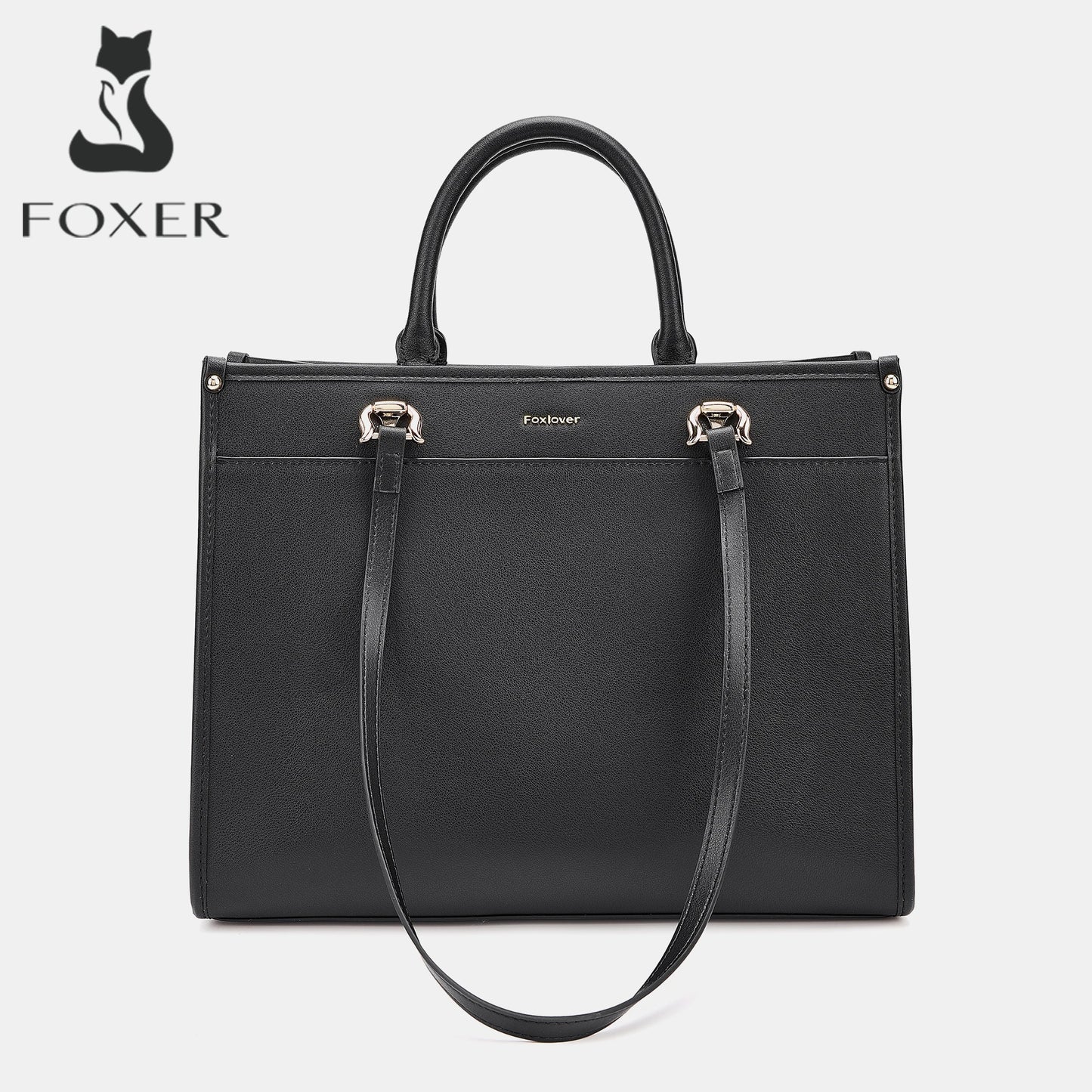 FOXER Luxury Large Capacity Tote Bag for Women