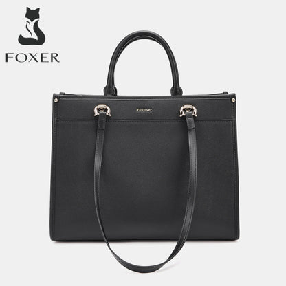 FOXER Luxury Large Capacity Tote Bag for Women