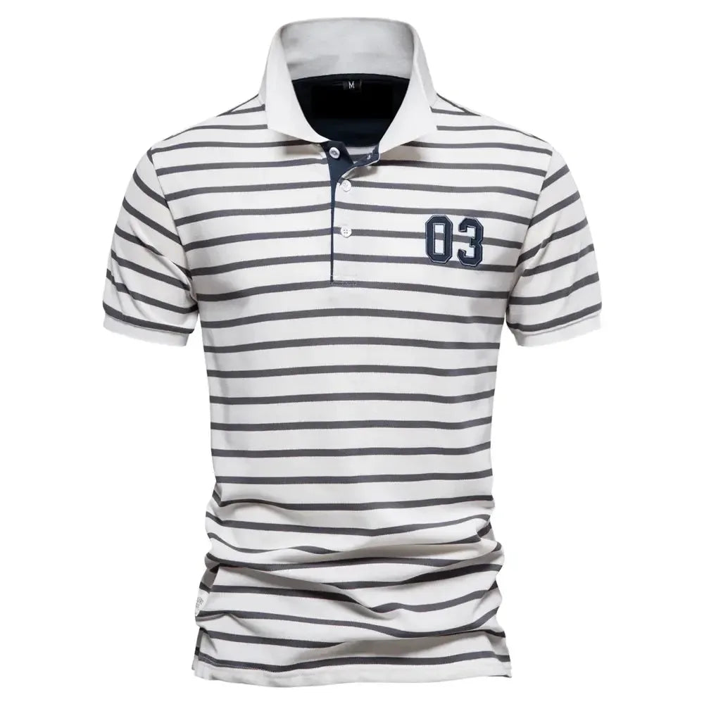 AIOPESON Men's Cotton Polo Shirts - ShopHub