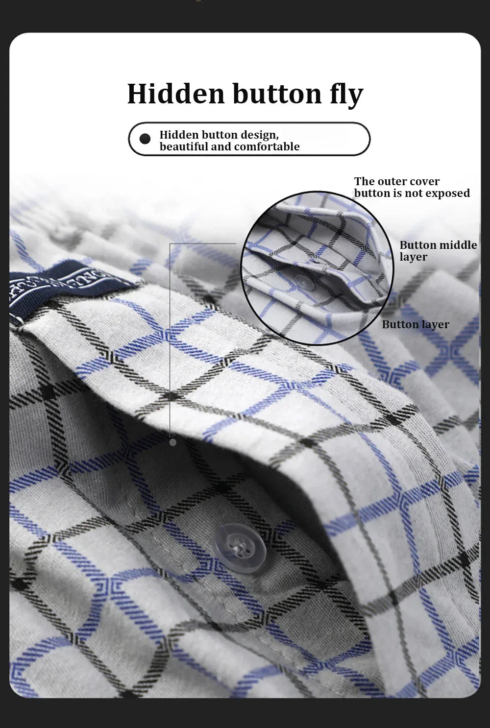 Men's 100% Cotton Plaid Pajama Shorts - ShopHub