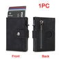 Carbon Fiber Rfid Blocking Mens Credit Card Holder Airtag Wallet