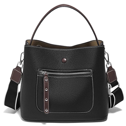 FOXER New Lady's Handbag Fashion 2026 Spring Summer Genuine Leather Casual Women Tote Bag Large Capacity Crossbody Shoulder Bag
