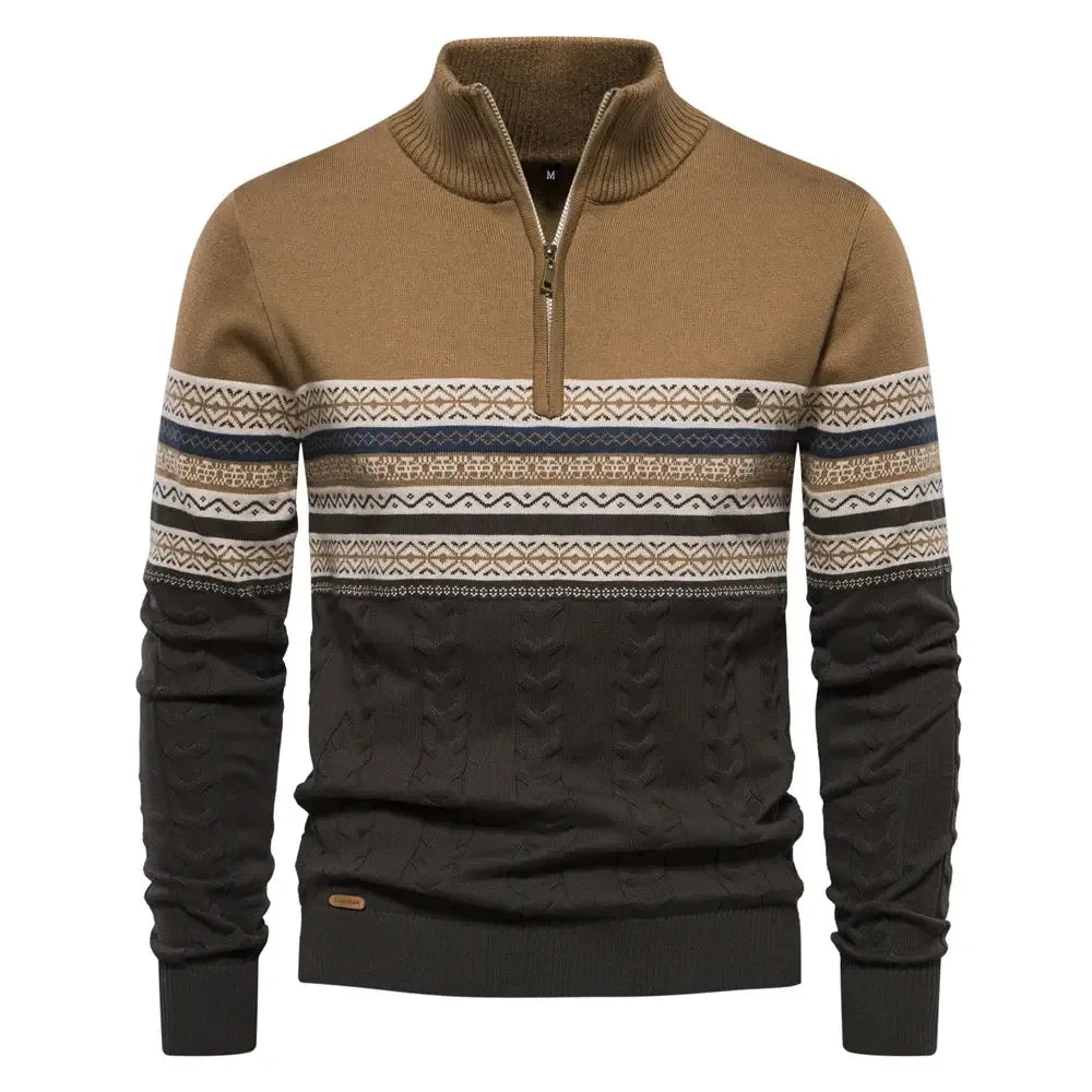 AIOPESON Men's High-quality Zipper Sweaters - ShopHub