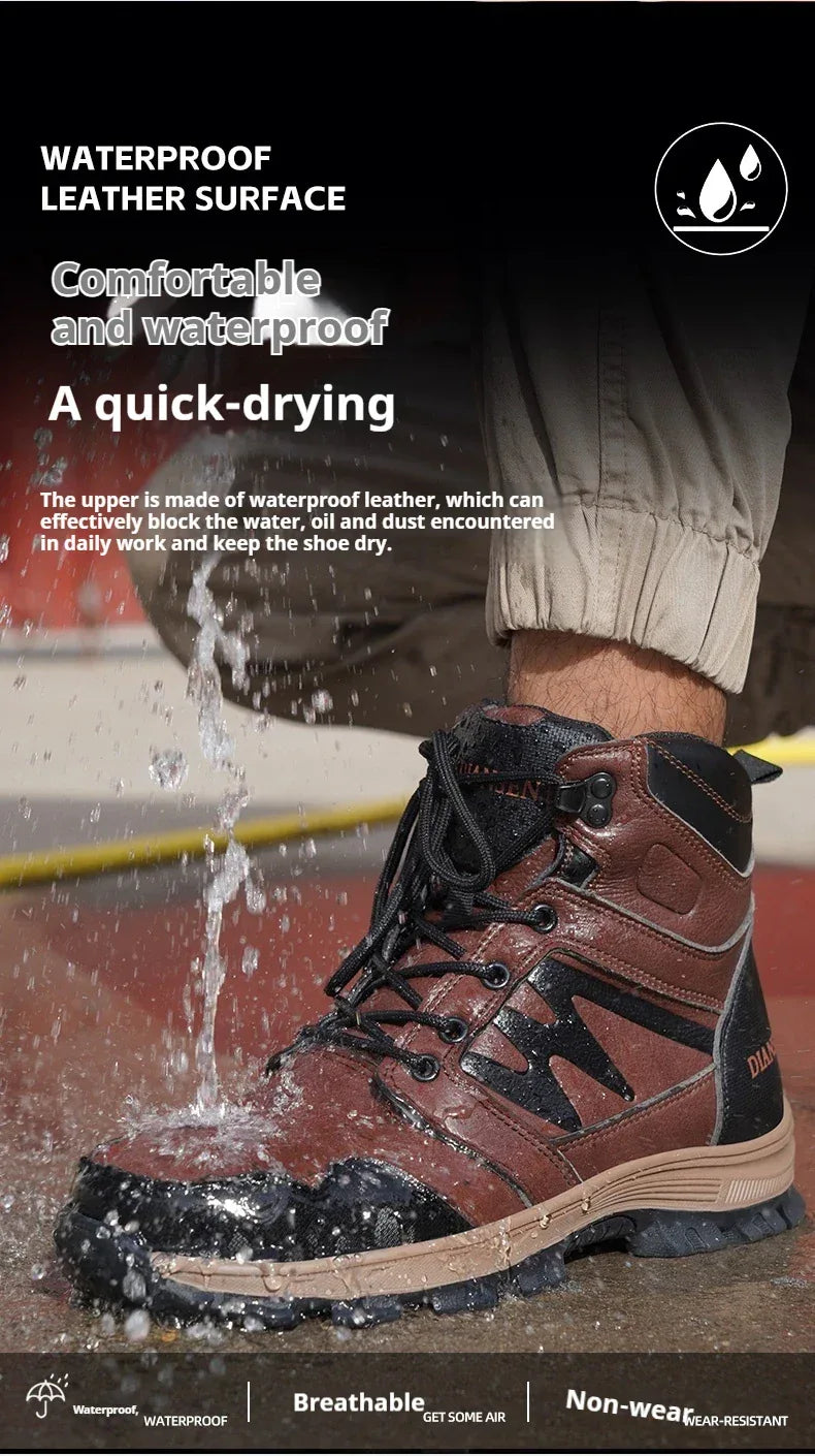 Kankeirr Waterproof Man's Safety Boots - ShopHub