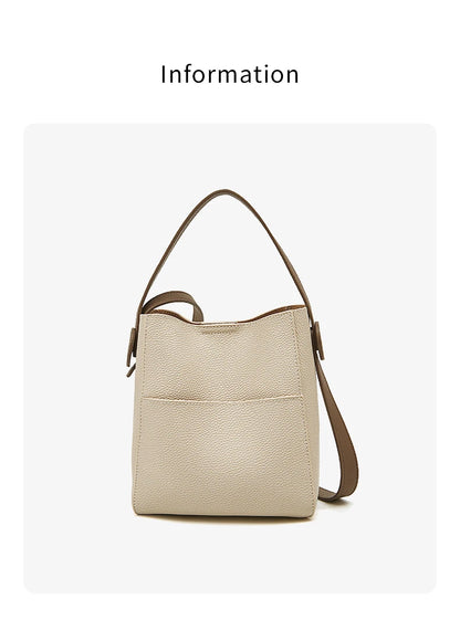 FOXER Split Leather Crossbody Shoulder Bag
