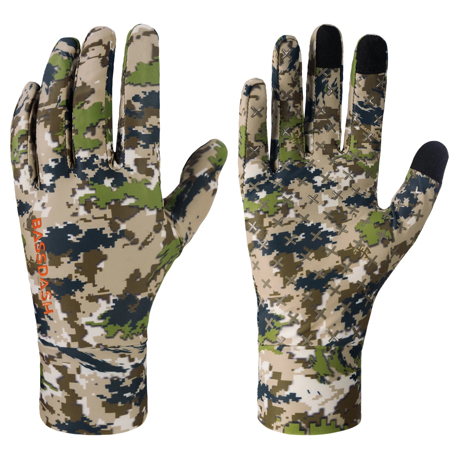 Men's Lightweight UPF 50+ Camo Hunting Gloves ShopHub