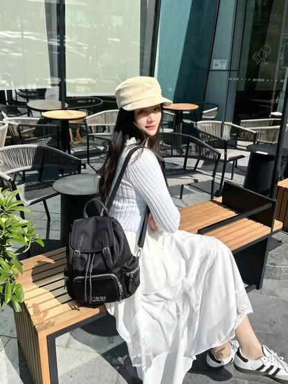 ZOOLER Oxford & Leather Backpack