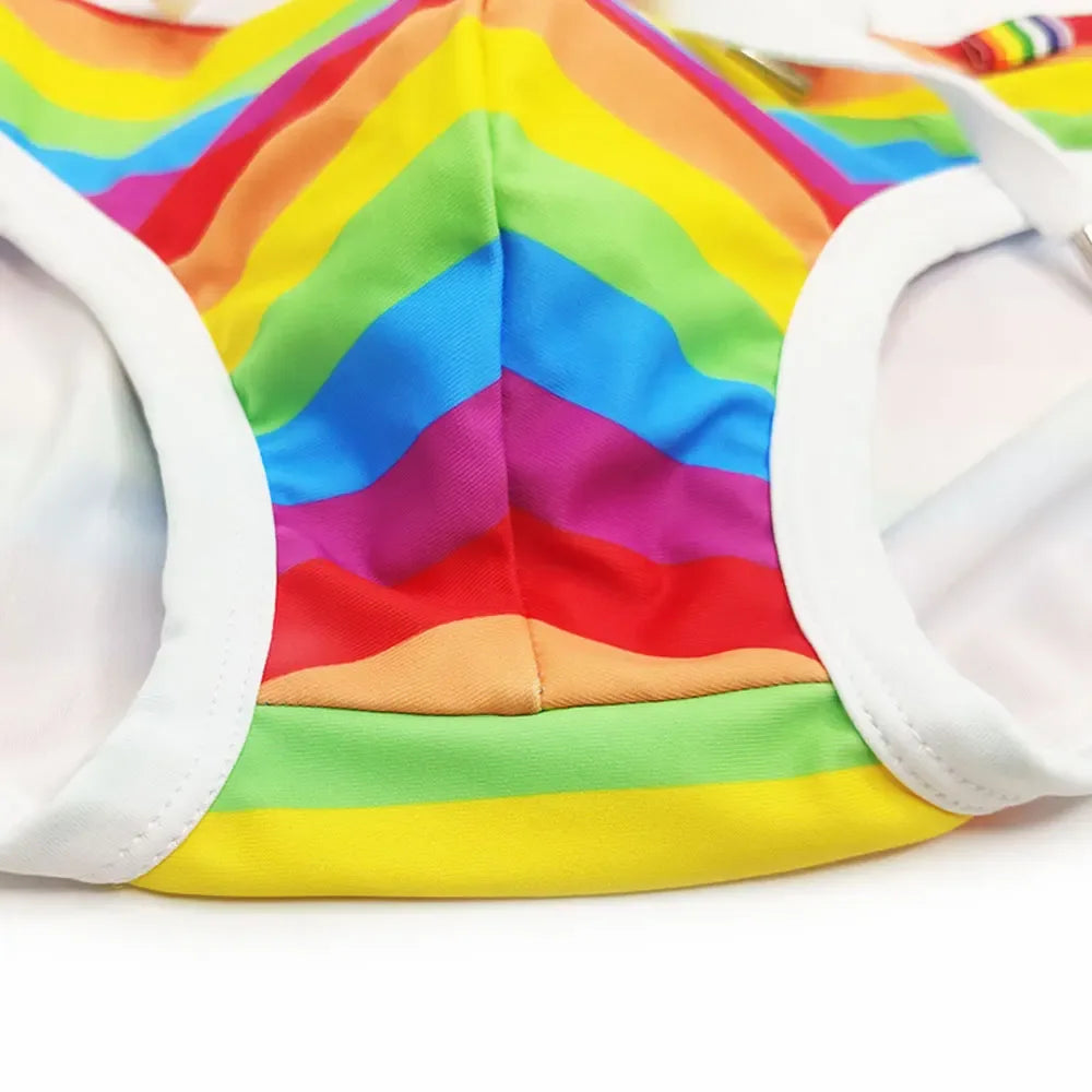 UXH Men's White Swim Briefs - ShopHub