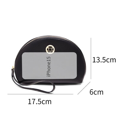 FOXER Genuine Leather Women's Mini Wristlet