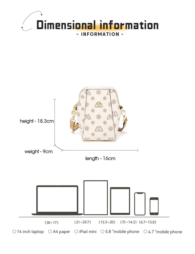 FOXER PVC Women's Cellphone Bag