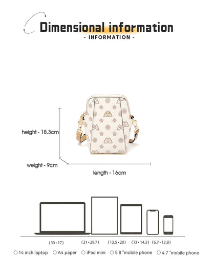 FOXER PVC Women's Cellphone Bag