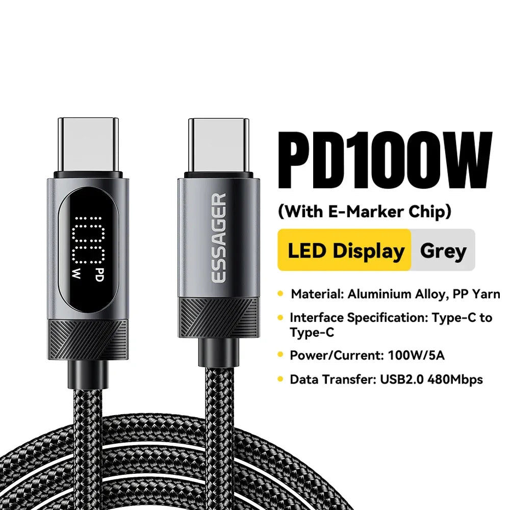 Essager Digital Display USB C Cable - ShopHub